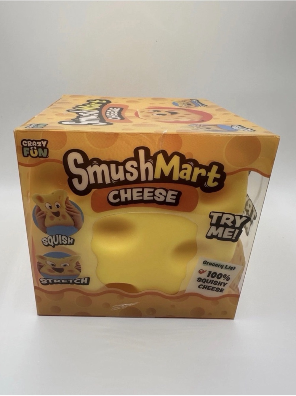 2026 SmushMart XL Cheese Squishy squeezy NEW SEALED VIRAL Squeeze FAST Shipping